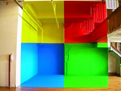 wise design: Georges Rousse: Anamorphic Art