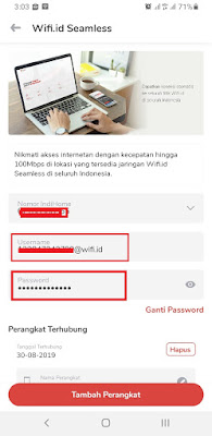 Solusi seamless wifi id tidak bisa connect