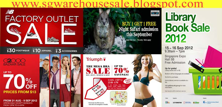 Singapore warehouse sales and  events