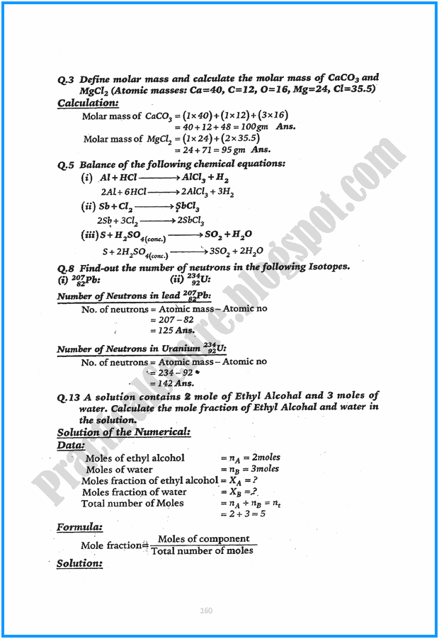 9th-chemistry-solved-numericals-five-year-paper-2015