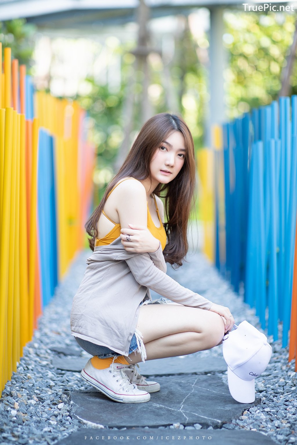 Image-Thailand-Cute-Model-Creammy-Chanama-Beautiful-Angel-In-Flower-Garden-TruePic.net- Picture-51