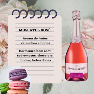 Dia dos Namorados - 4 Dicas para Harmonizar Espumantes Harmonização - Moscatel Rosé