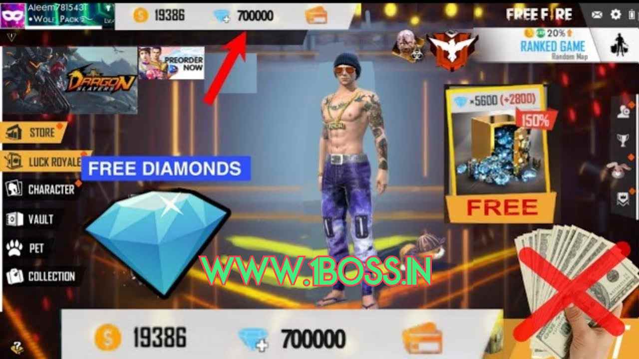 Free Fire Diamond Hack App 2020