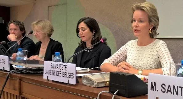 Queen Mathilde of Belgium attended a meeting on 'Integration of gender perspective' of the Human Rights Council