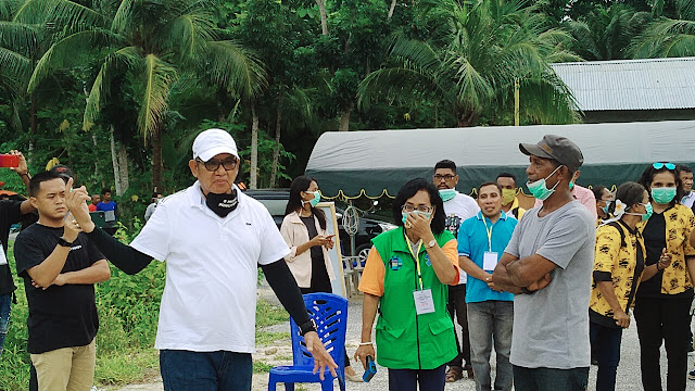 Bupati Maluku Tenggara bersama Tim Gustu Malra saat menggelar Aksi Peduli