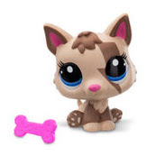 Littlest Pet Shop Series 2 Pet Pals German Shepherd (#G7 - #73) Pet