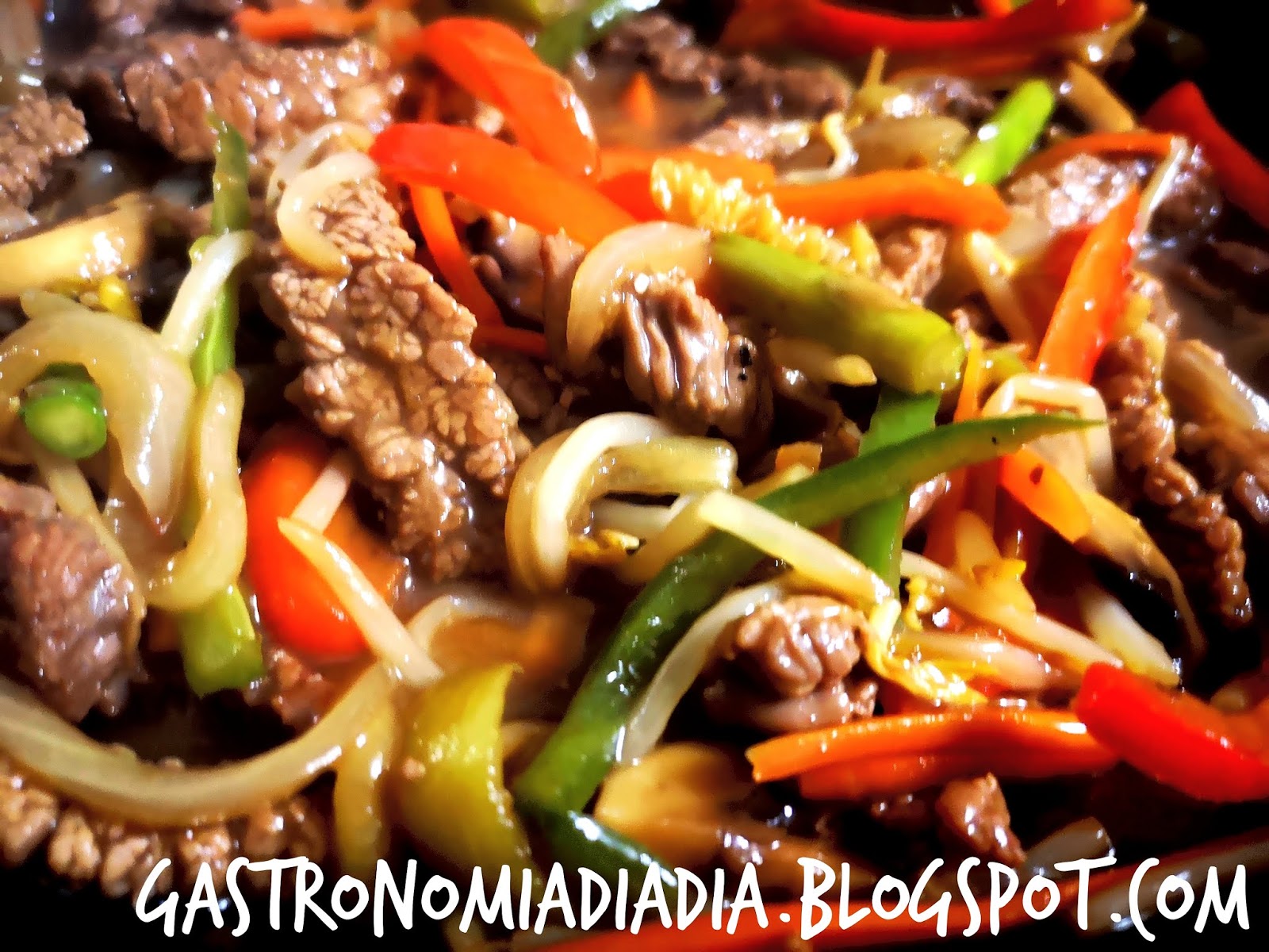 Chop Suey de ternera