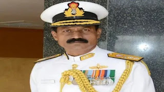Vice Admiral M.A. Hampiholi,Commandant,Indian Naval Academy (INA),Vice Admiral Dinesh K. Tripathi, indian navy. indian navy job
