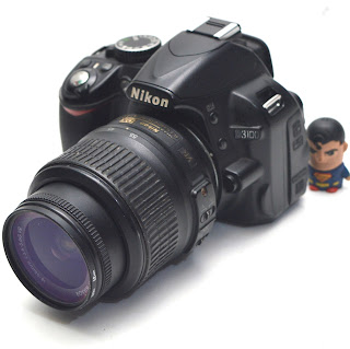 Kamera DSLR Nikon D3100 Lensa Kit Fullset