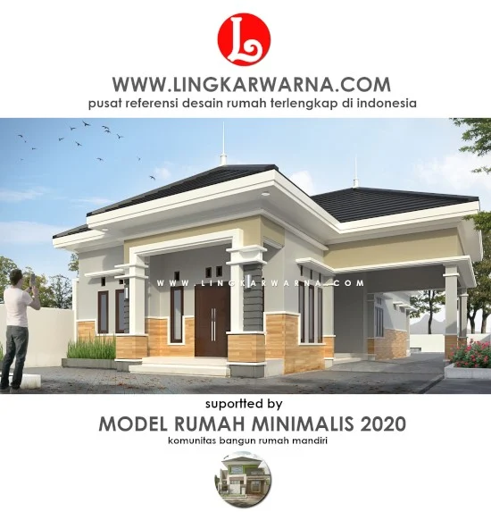 Lingkar Warna Desain Rumah Minimalis Tampak Mewah Dengan Dana 500 Jutaan