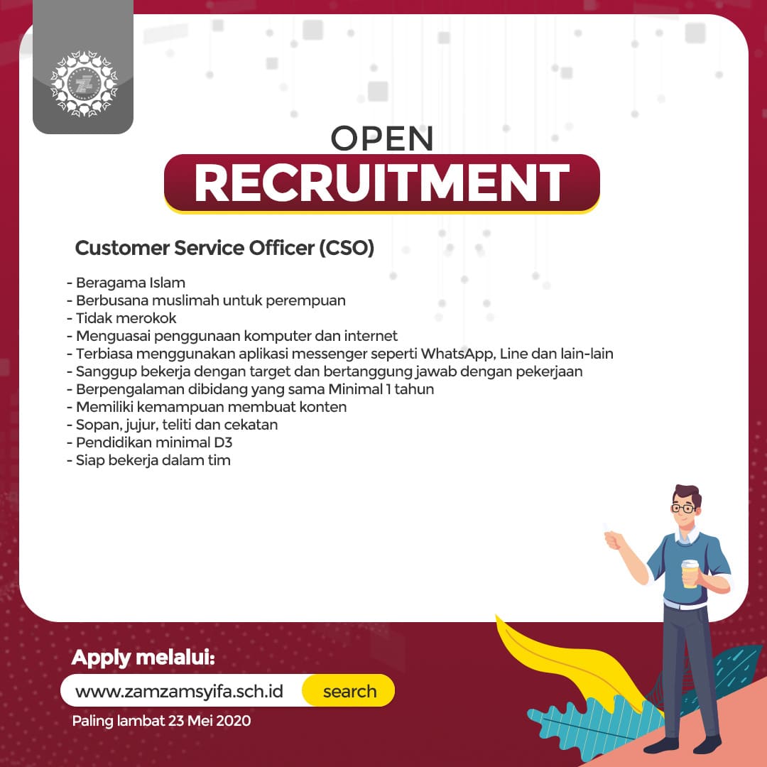 Lowongan Kerja Guru dan Karyawan Zamzam Syifa School