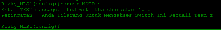 Konfigurasi InterVLAN Dengan MLS(MultiLayer Switch) - Catatan Tugas