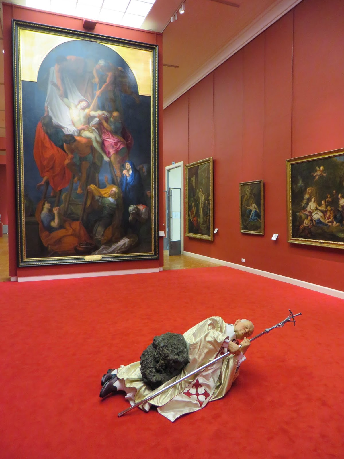 entrevoir-la-nona-ora-maurizio-cattelan