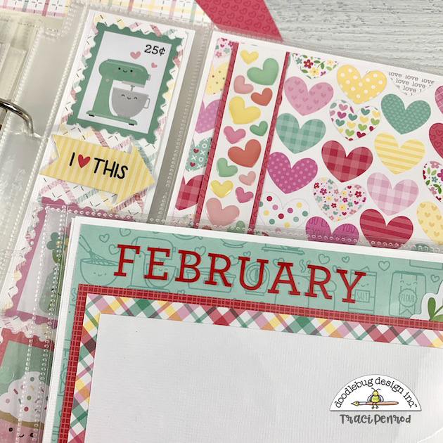 Artsy Albums Scrapbook Album and Page Layout Kits by Traci Penrod: 8x8  Crafty Scrapbook Pages for August
