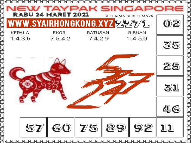 Nagasaon Sgp Rabu Master Arwana