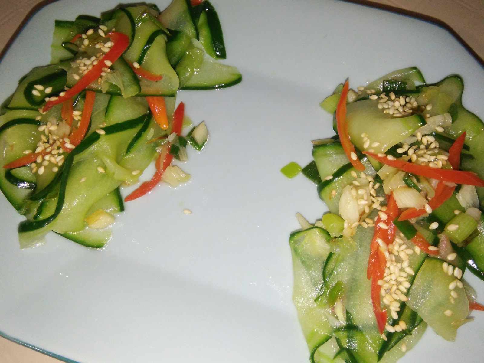 Cooking Pleasure KOREAN CUCUMBER NAMUL