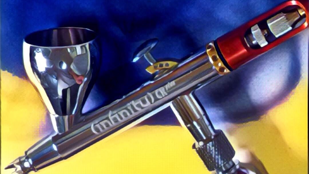 How to mix paint with airbrush / 에어브러쉬 팁 LIKE GUNPLA