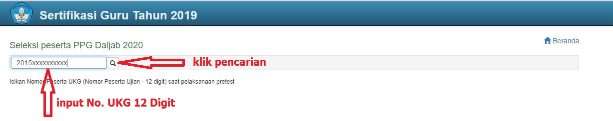 Cara Melihat Status Seleksi Peserta Sertifikasi 2020 SDN