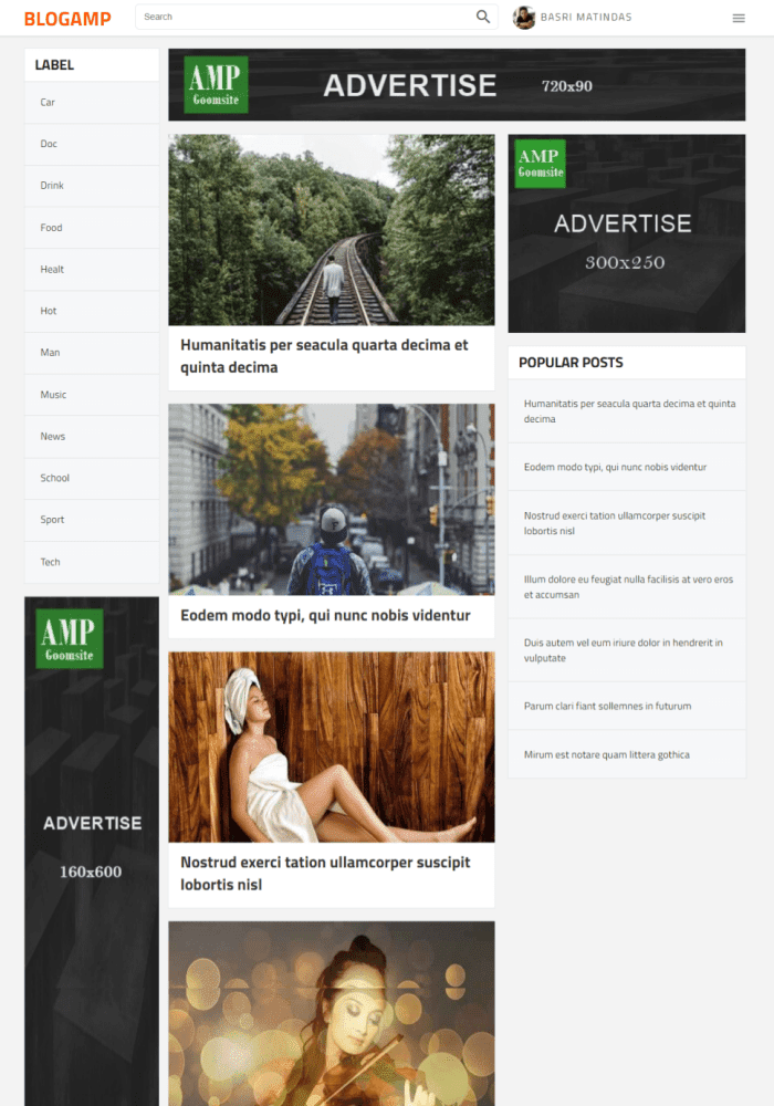 BlogAMP Best Free AMP Blogger Templates BlogAMP Best Free AMP Blogger Templates