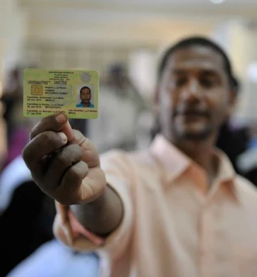 Somali id card.