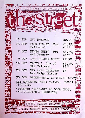 1983 Flyer for Hull's Spring Street Theatre