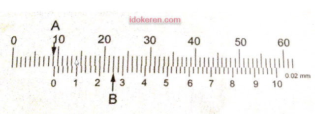 Cara Membaca Alat Ukur Jangka Sorong Sigmat 0 02 Mm 0 05 Mm 1 128 Inchi Beserta Contohnya Gambar Idokeren Com