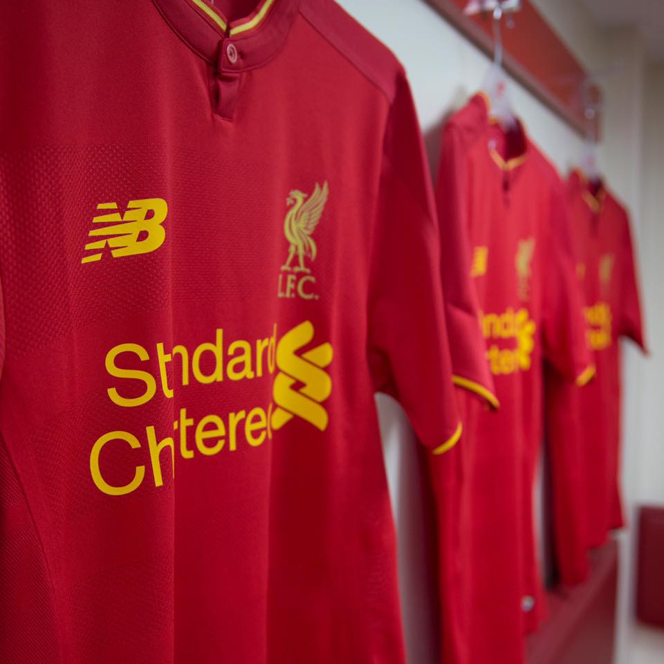 New Balance Liverpool FC 16- 17 home kit. Il rumore Anfield | I ...
