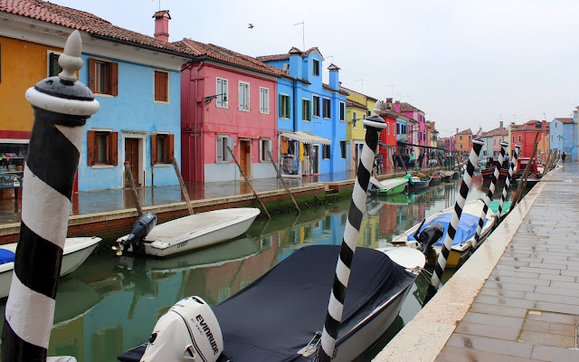 Qué ver en Burano, Casas de colores en Burano. Canales de Burano