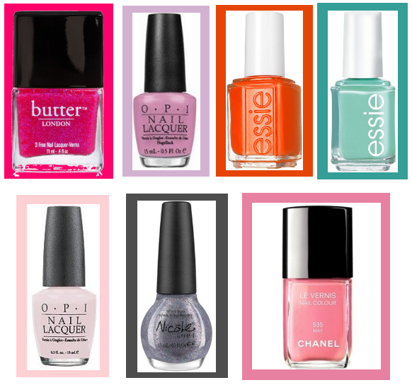 Misscouture17 My top 7 nail polishes for spring 2012!