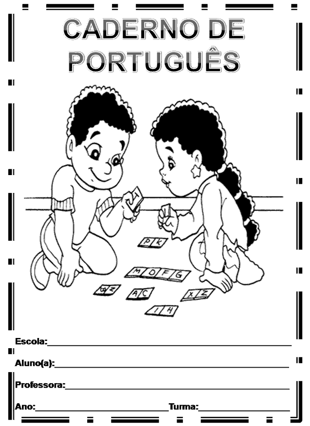 Blog professor zezinho: capas de caderno prontas para imprimir Educar X: 120 Capas de caderno para imprimir