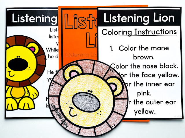 Looking for quick lessons and activities for listening and following directions?!  This unit includes listening and following directions activities, game, song, anchor chart, and more!