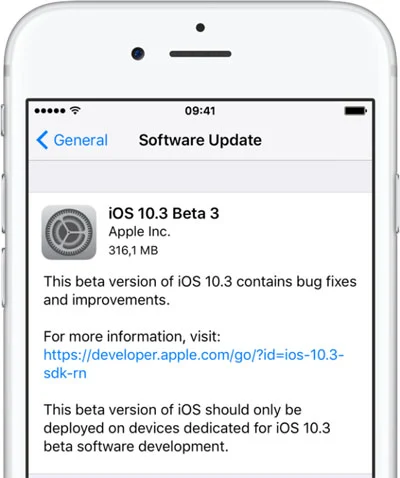 الجديد في  iOS 10.3
