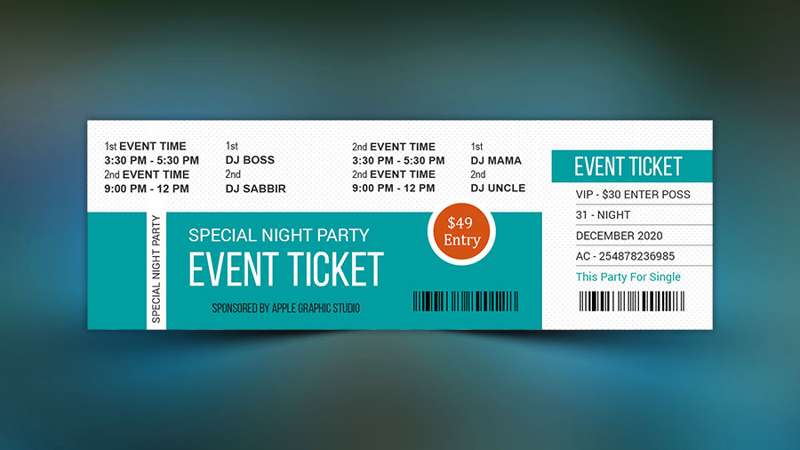 how to make a best event ticket photoshop tutorial apple graphic how to make a ticket for an event