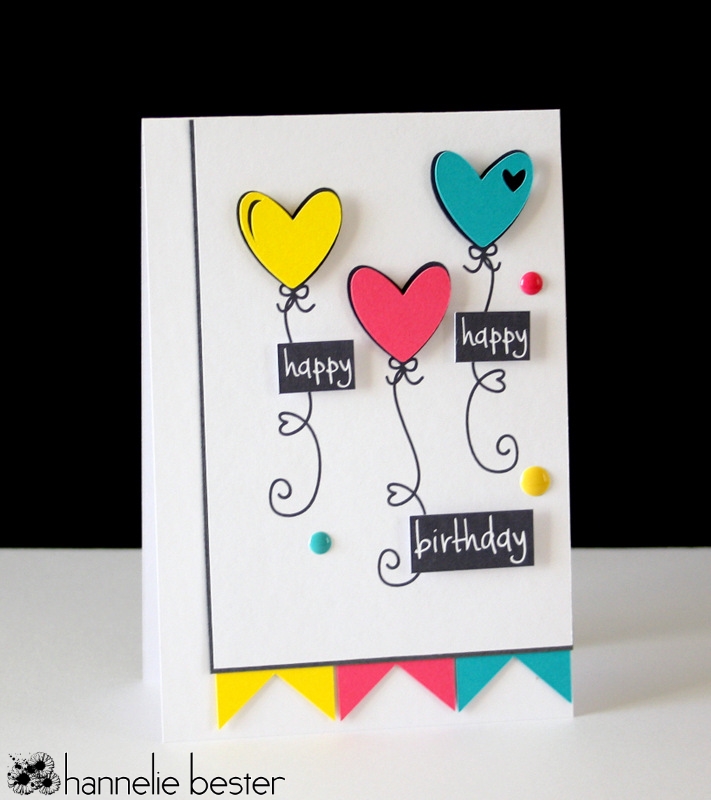 birthday balloon card