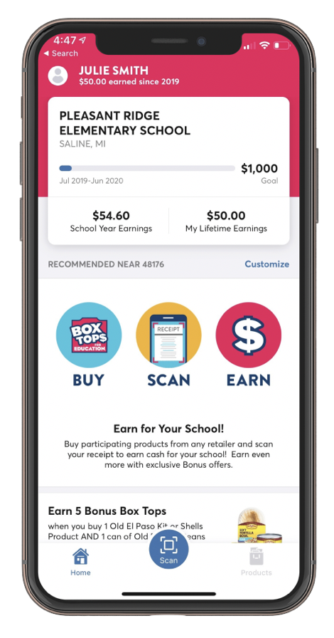 Box Tops Goes Digital with their new and improved mobile app that will have you scan your receipt to earn money for your school.
