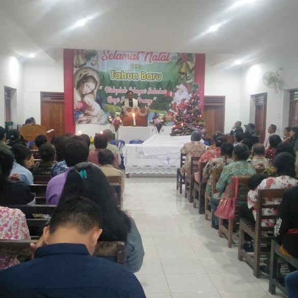 Pengamanan Giat Ibadah Gereja Awal Tahun 2020