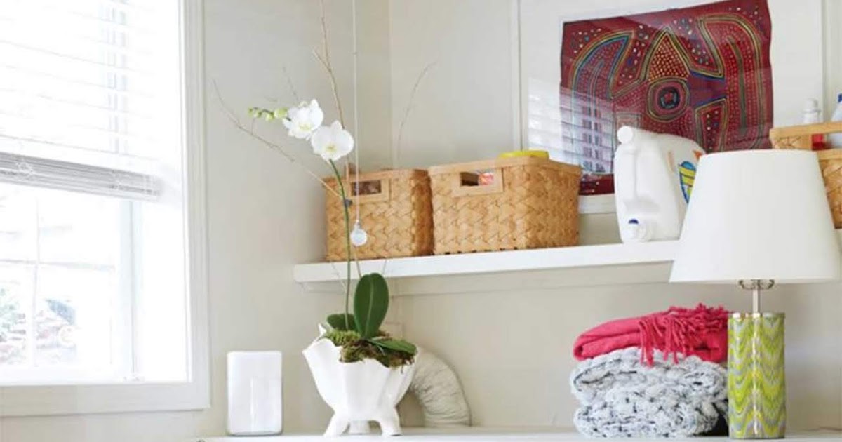 Hide Washer and Dryer with Curtain Washing Machine Placement Ideas