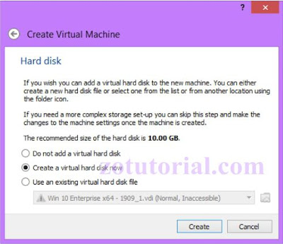 Settingan Awal Install Windows/Ubuntu di VirtualBox - zotutorial.com