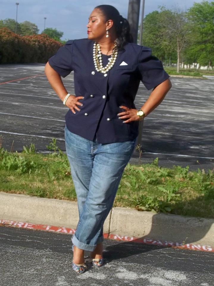 boyfriend jeans with pearls