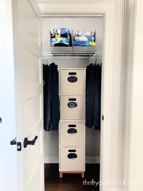 From Coat Closet to Cleaning Closet {Organizing in Style} - Polished Habitat