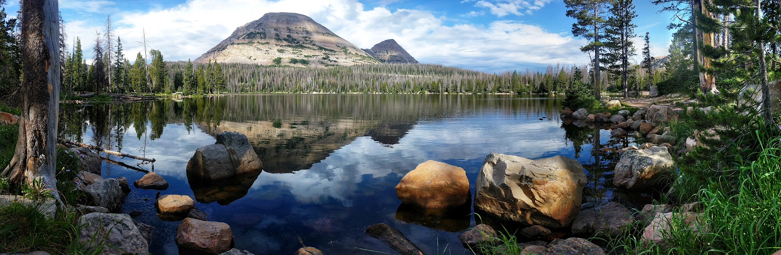 Mirror Lake Kamas Utah Hiking and Kayaking in 360 Degrees
