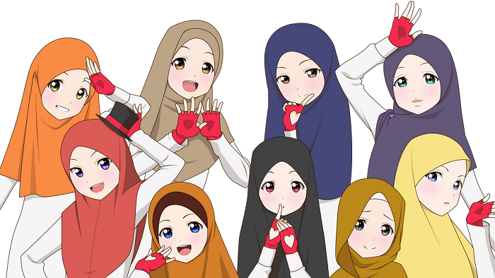 Gambar kartun perempuan