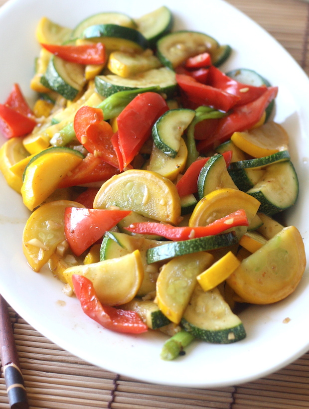 Zucchini Stir Fry with Japanese Seven Spice by SeasonWithSpice.com