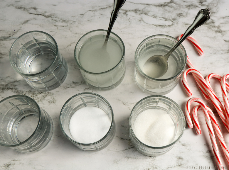 Dissolving Candy Canes Science Experiment Messy Little Monster