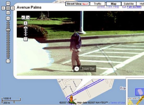 Penampakan Misterius Yang Ditangkap Google Street View