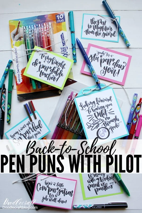 Pilot Pen Back-to-School Pen Pun Gifts!