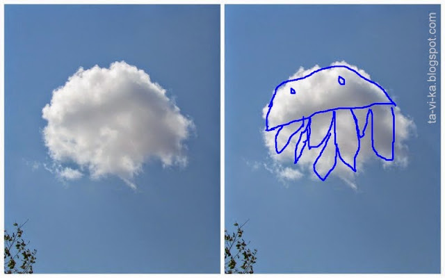 рисунки на облаках
