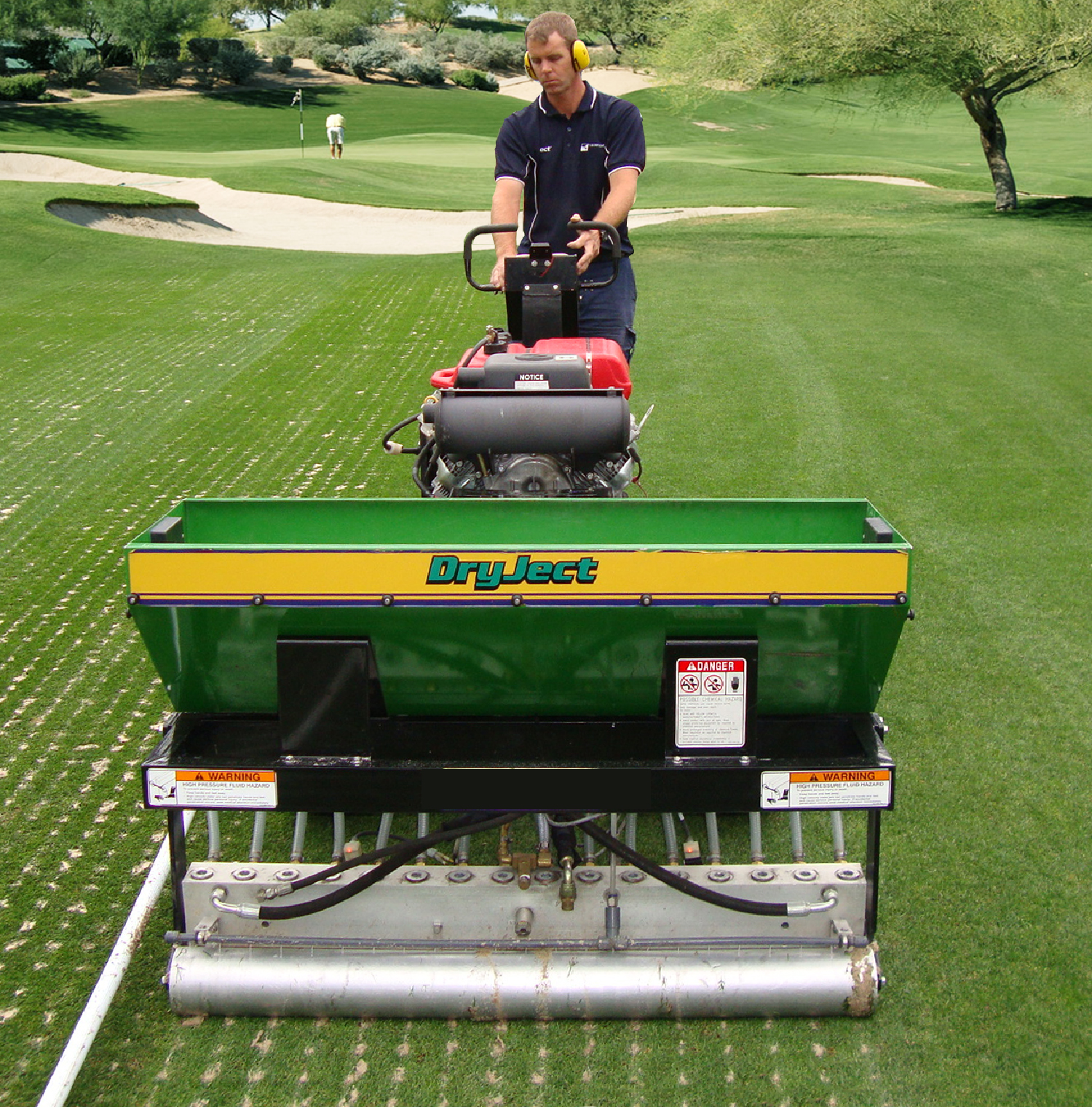 Chantilly National Golf and Grounds DRYJECT GREENS AERIFICATION NEXT WEEK