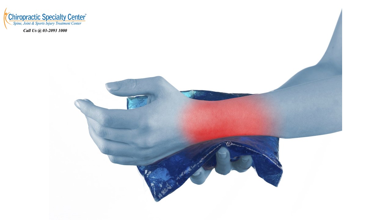 Cryotherapy Application of cold modality for musculoskeletal injuries