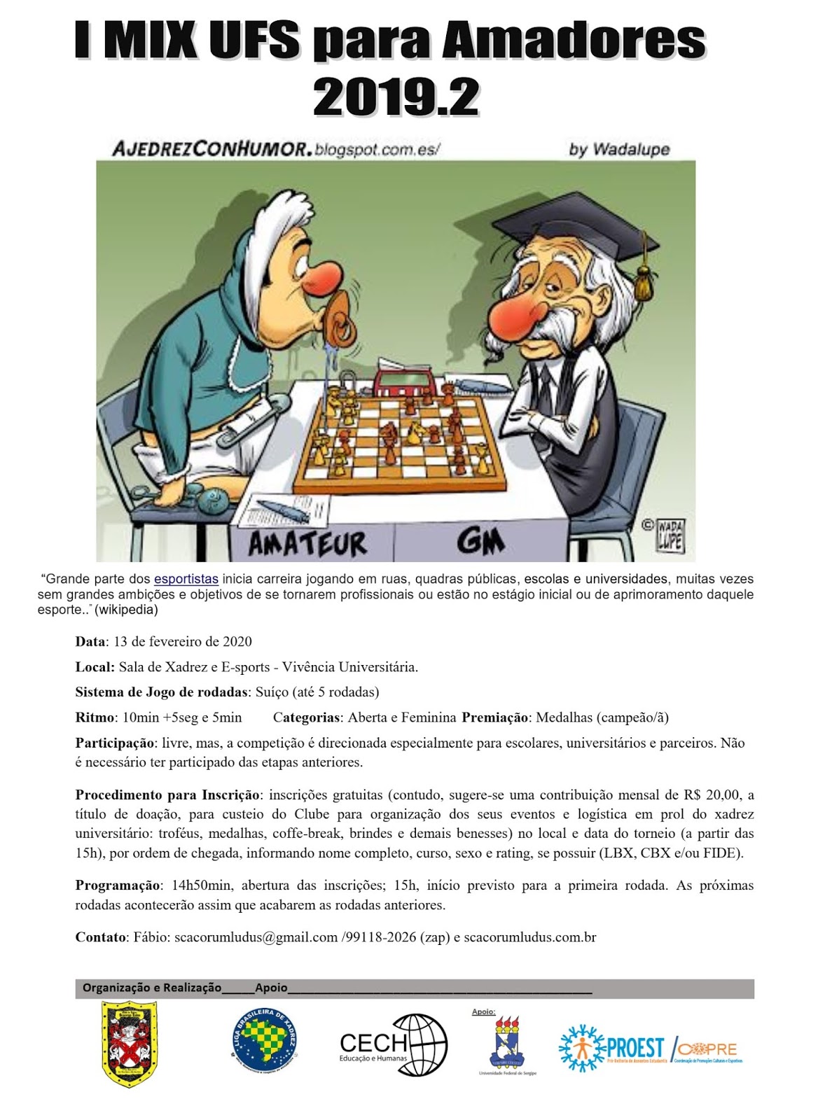 Clube de Xadrez Scacorum Ludus: 2020